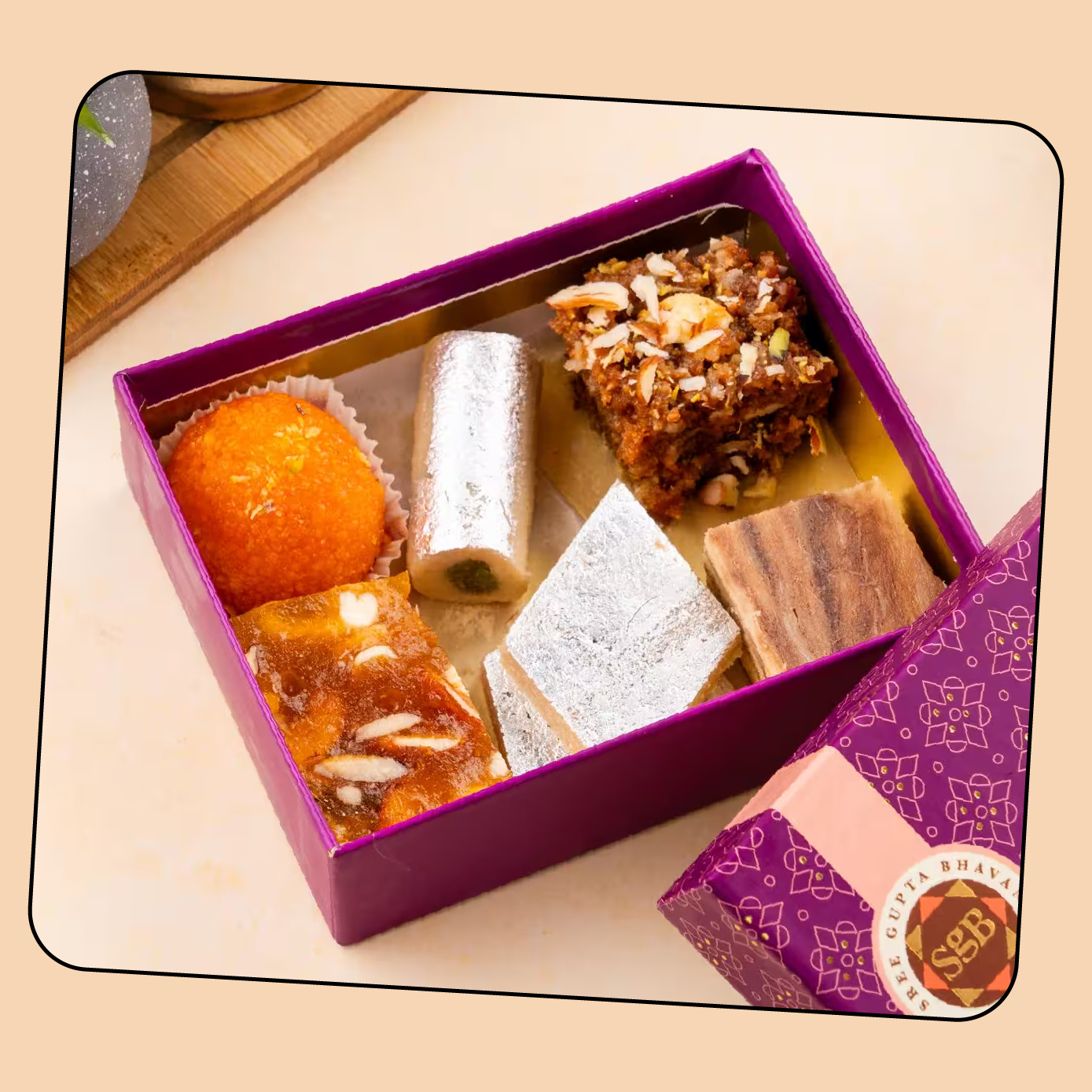 Gift Set-19.2: Assorted Ghee Sweets Gupta – 1 KG
