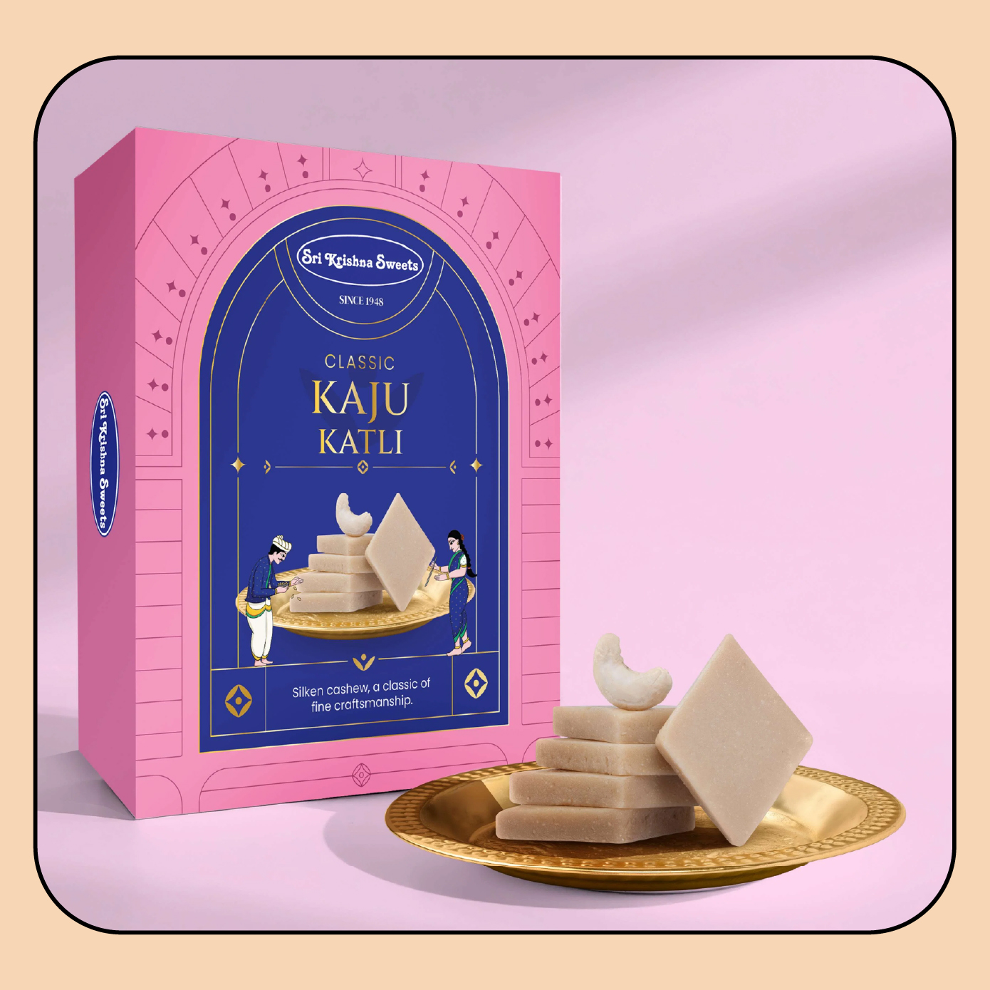 Gift Set-21.1: Kaju Sweets (Katli) – 1/2 KG