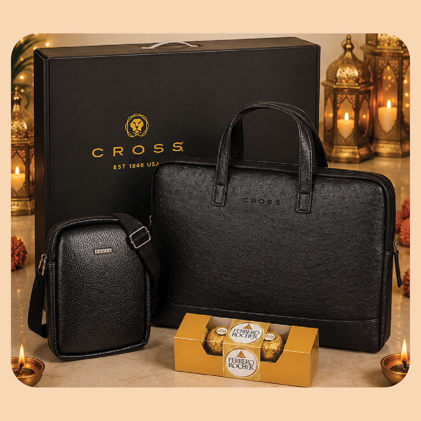 Gift Set-35: Premium Bag + Sports Bag + Premium Chocolates + Gift Box