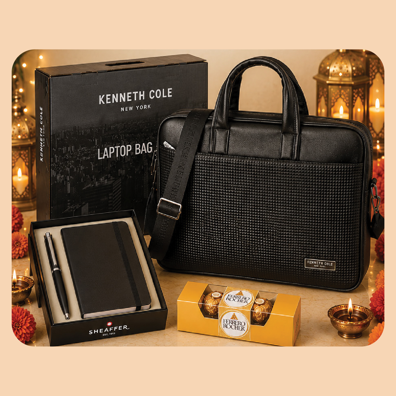 Gift Set-36: Backpack + Office Set + Premium Chocolate + Gift Box