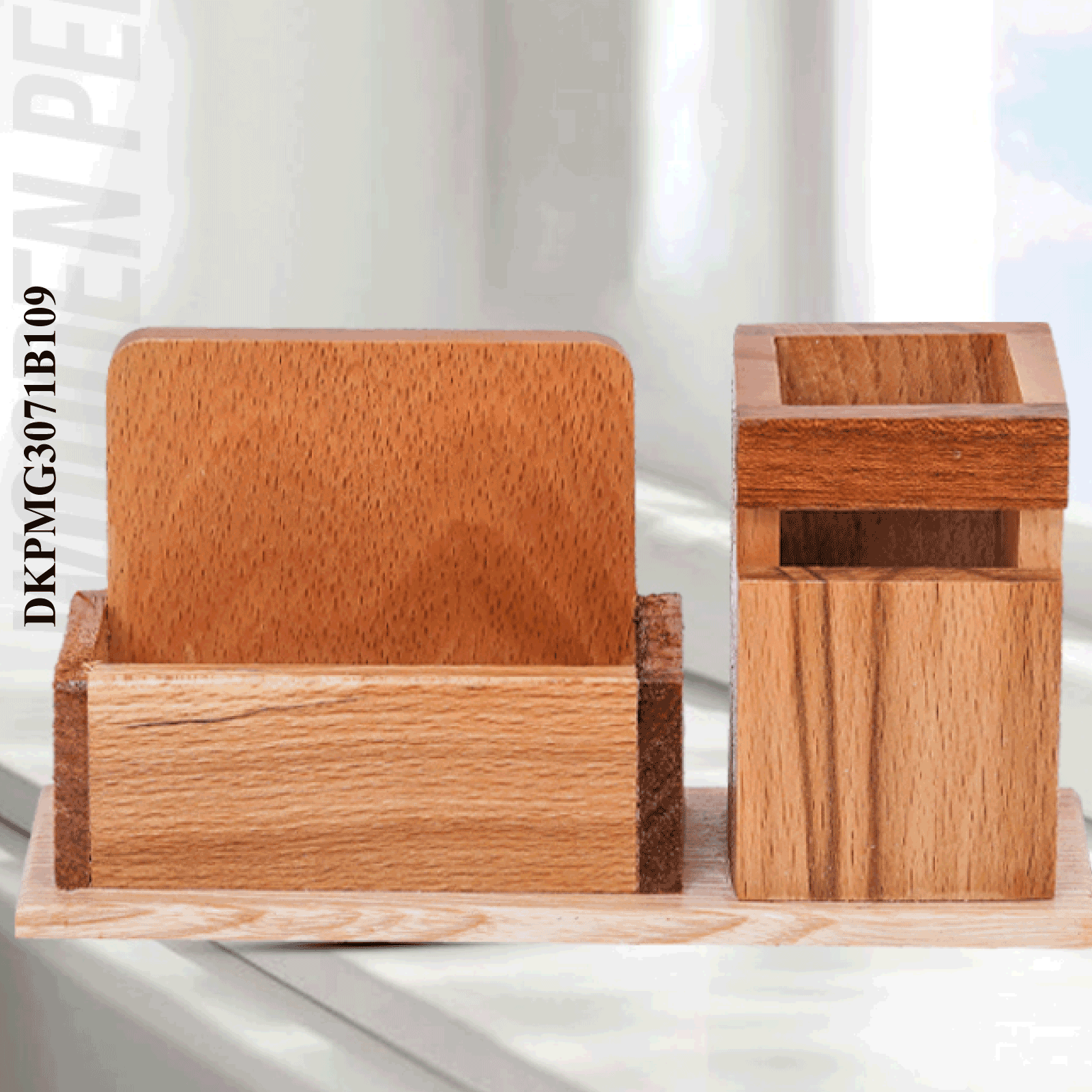 Wooden Calender pen stand