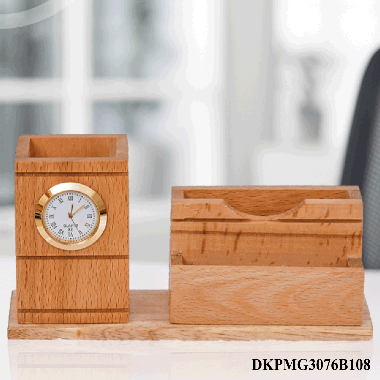 Wooden Calender pen stand