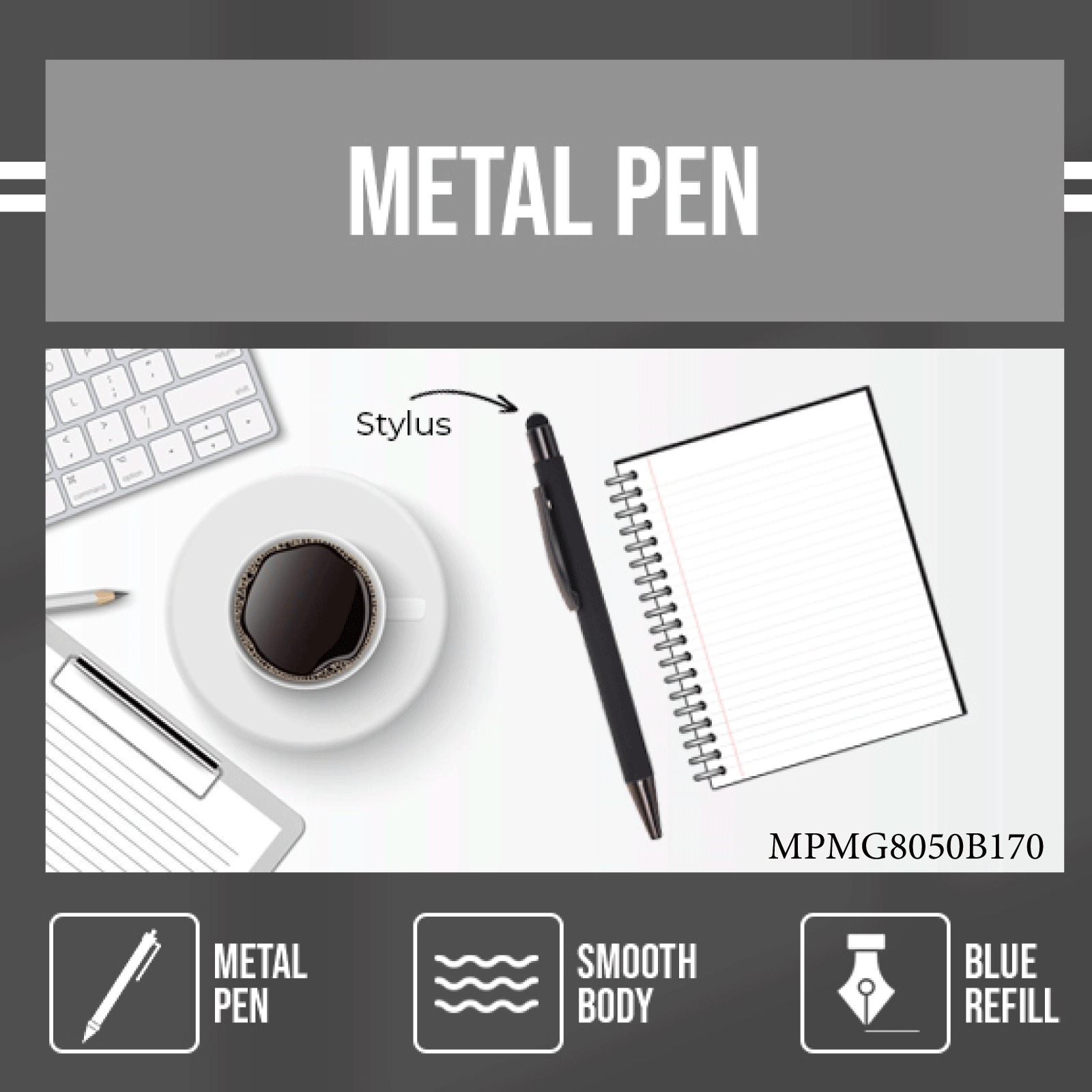 Metal Pen - view 2